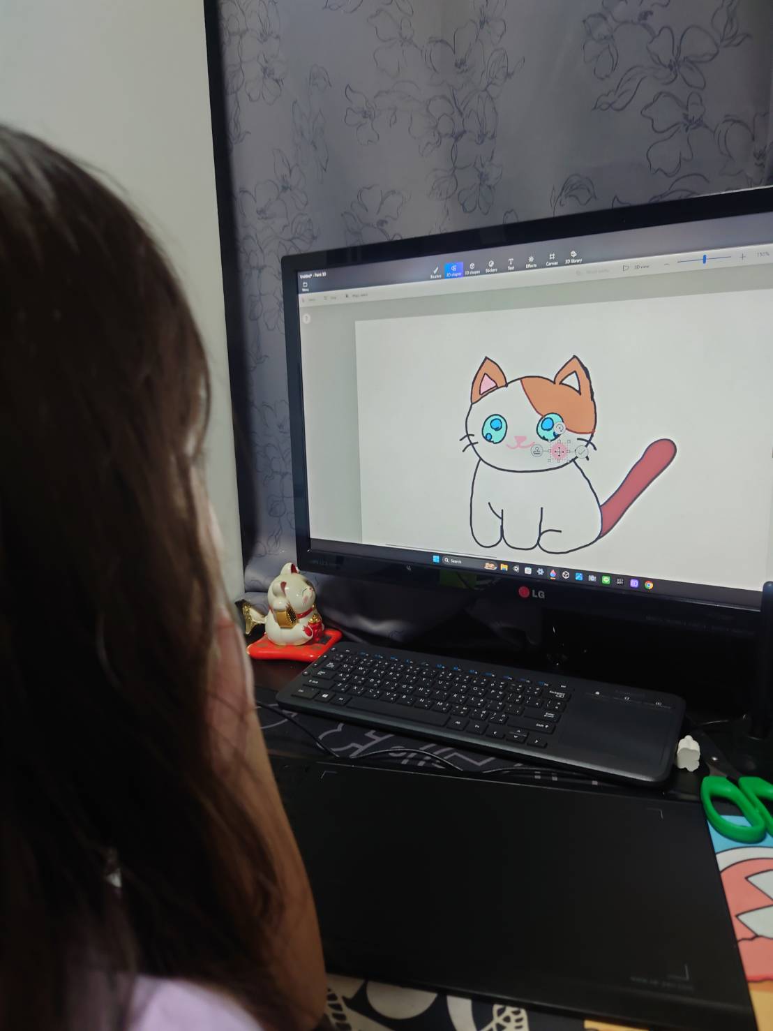ตกแต่งภาพจากโปรแกรม Paint 3D