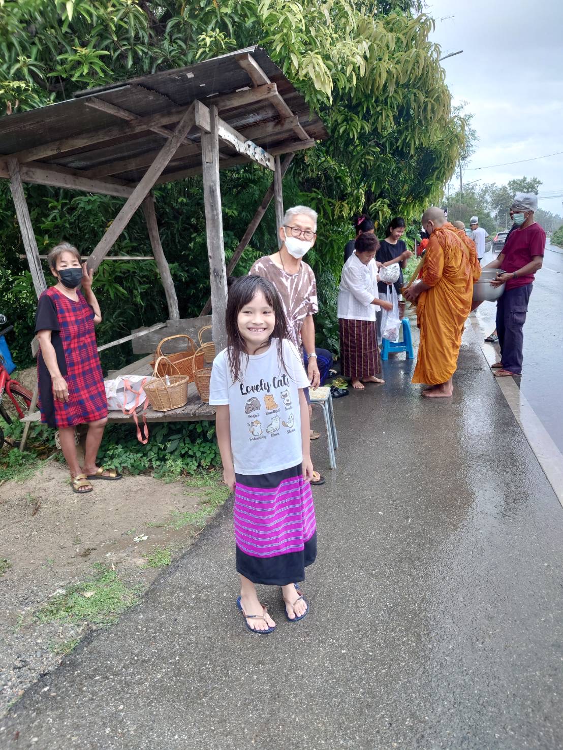 ครบรอบ 1 ปี ตั้งแต่เริ่มต้นใส่บาตร