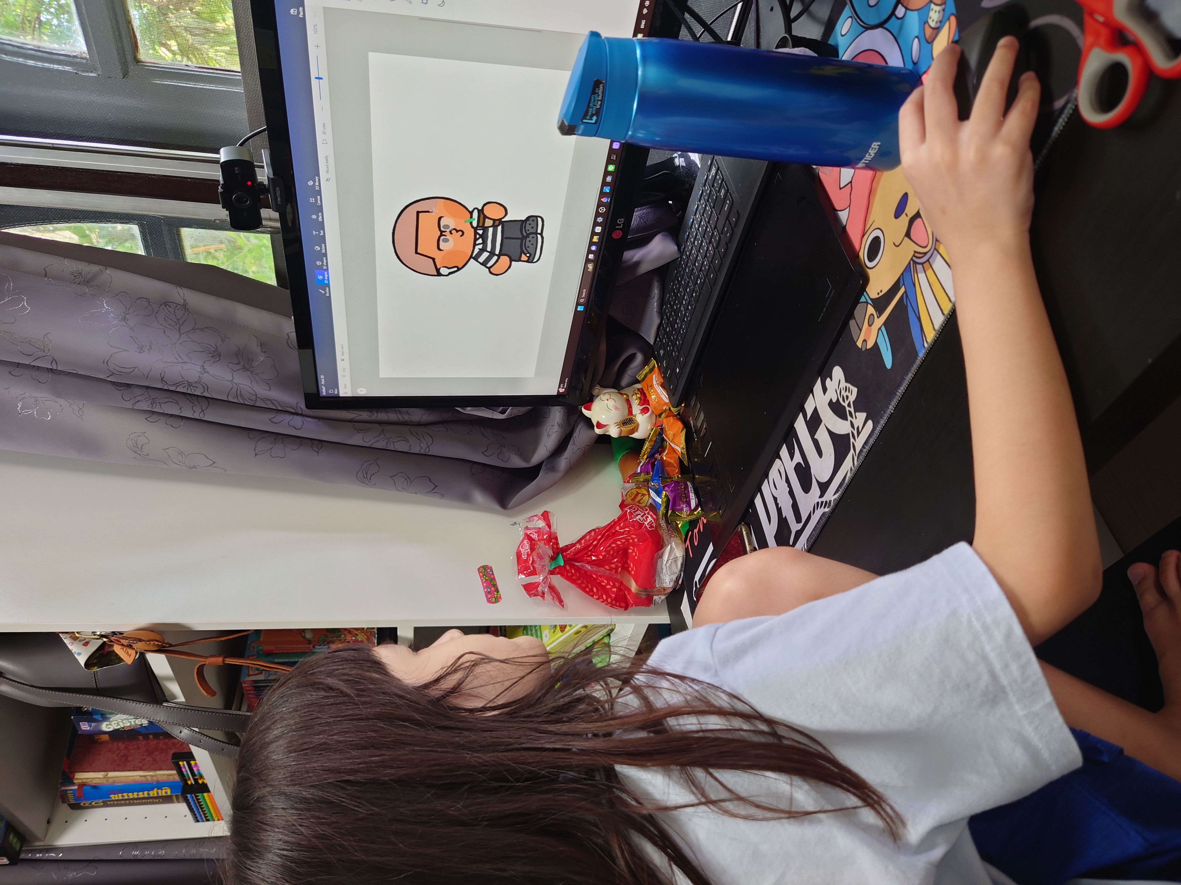 ใส่บาตรและ วาดรูปจาก Paint 3D