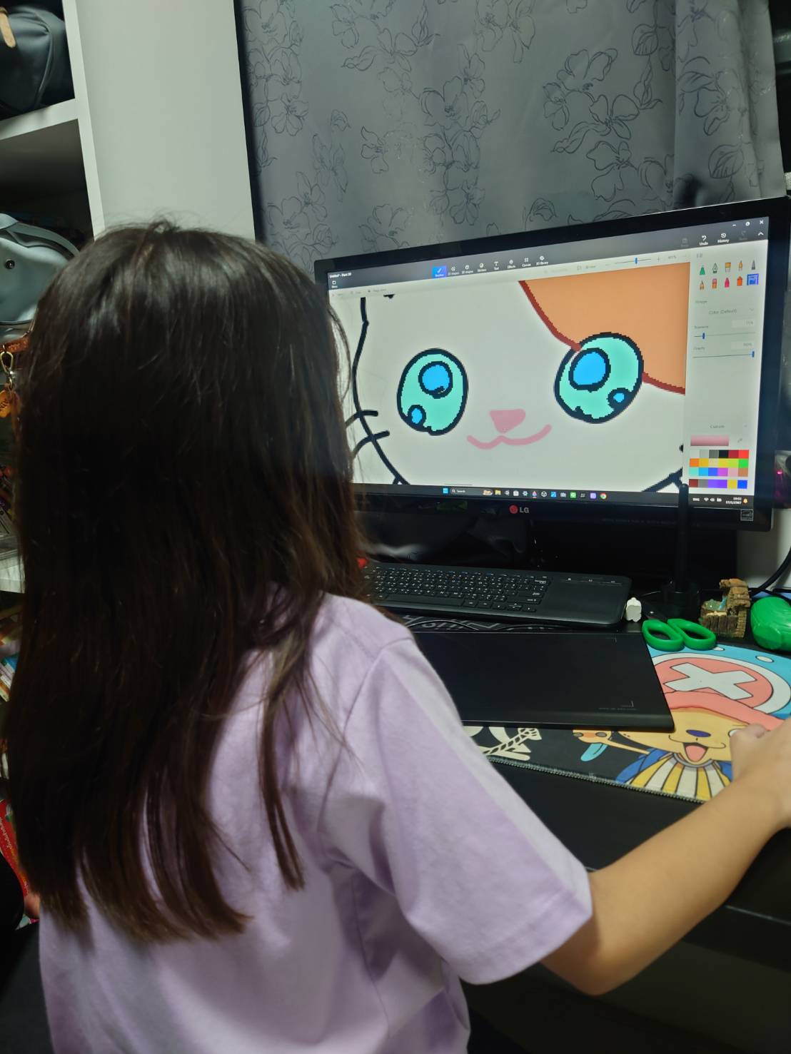 ตกแต่งภาพจากโปรแกรม Paint 3D